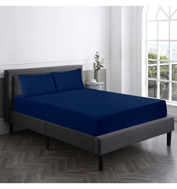 Midnight Blue - Fitted Sheet