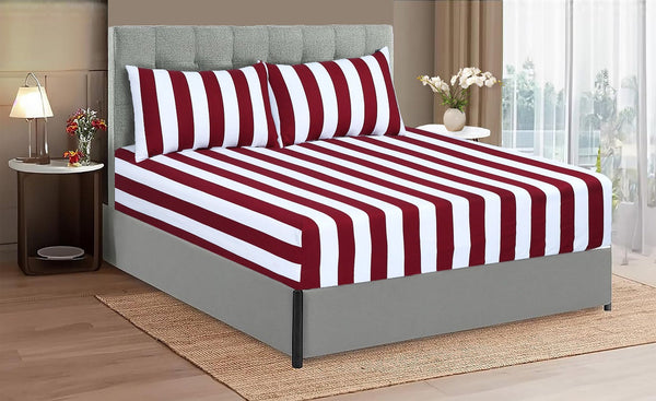 Red Cabana - Fitted Sheet