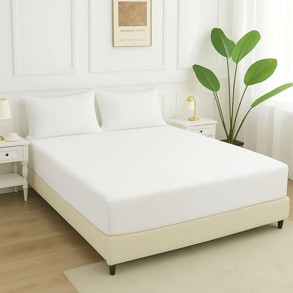 White- Fitted Sheet Set