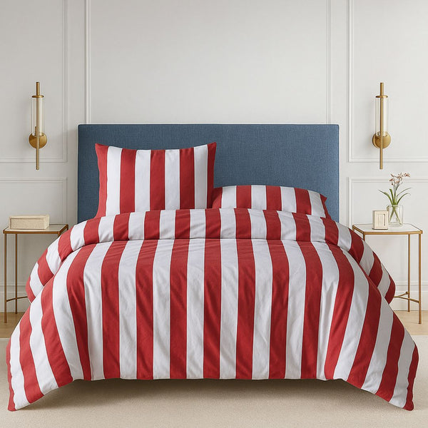 Red Cabana - Duvet Cover Set