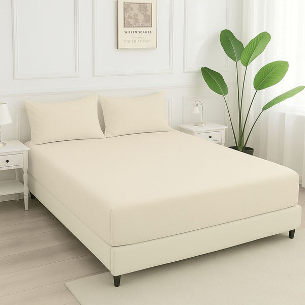 Cream - Fitted Sheet