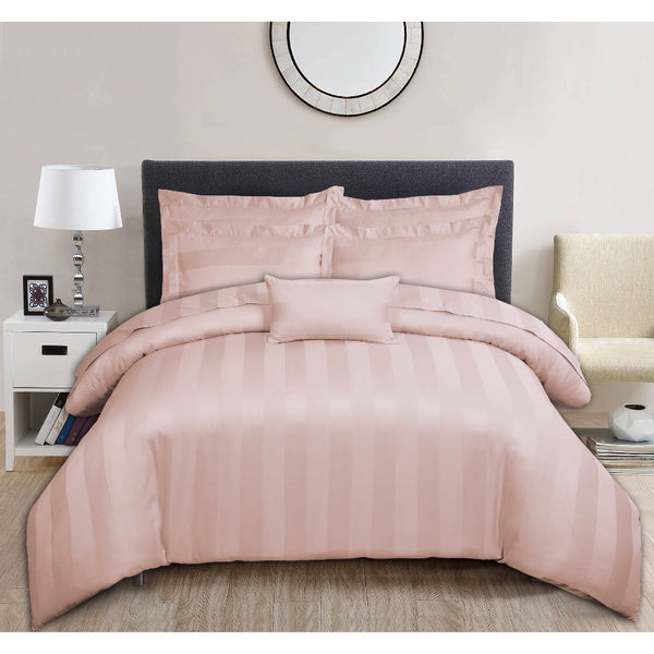 Buy Pale Pink Satin Bed Set Online in Pakistan