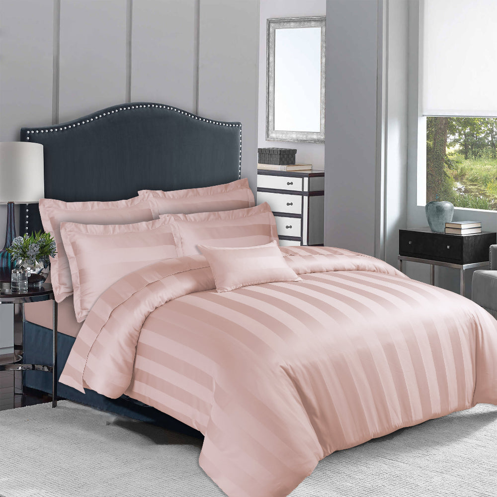 Pale Pink Satin Bed Set Online in Pakistan