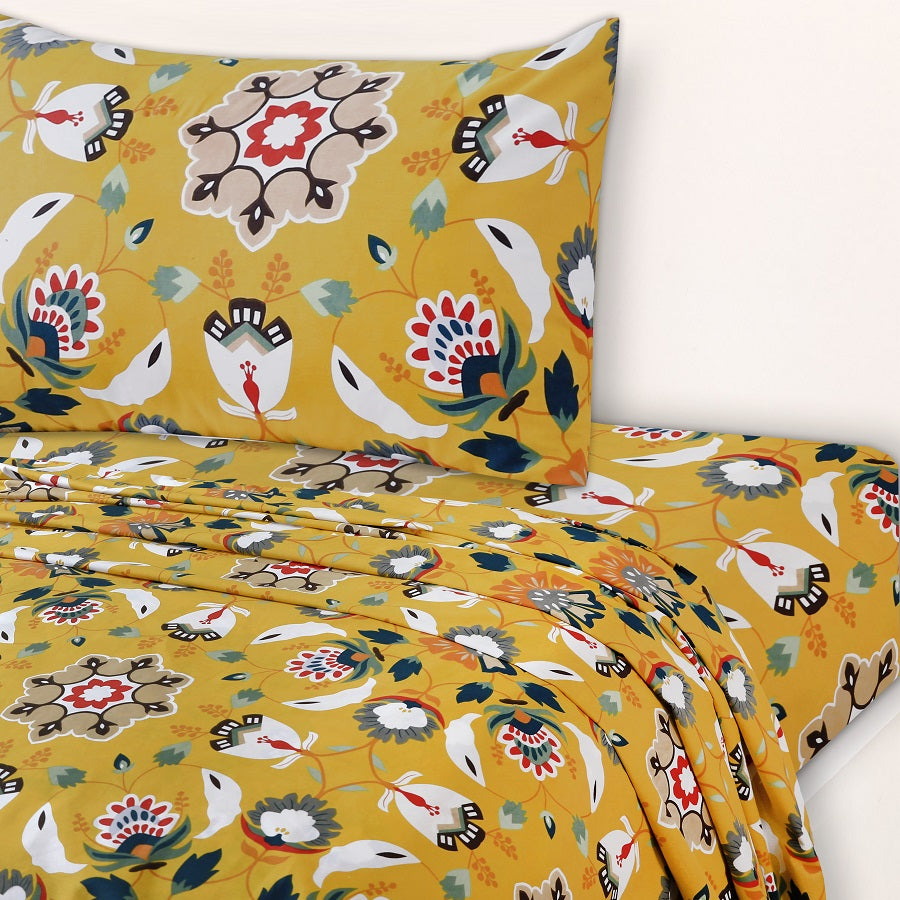 Printed Keyseria Bedsheets