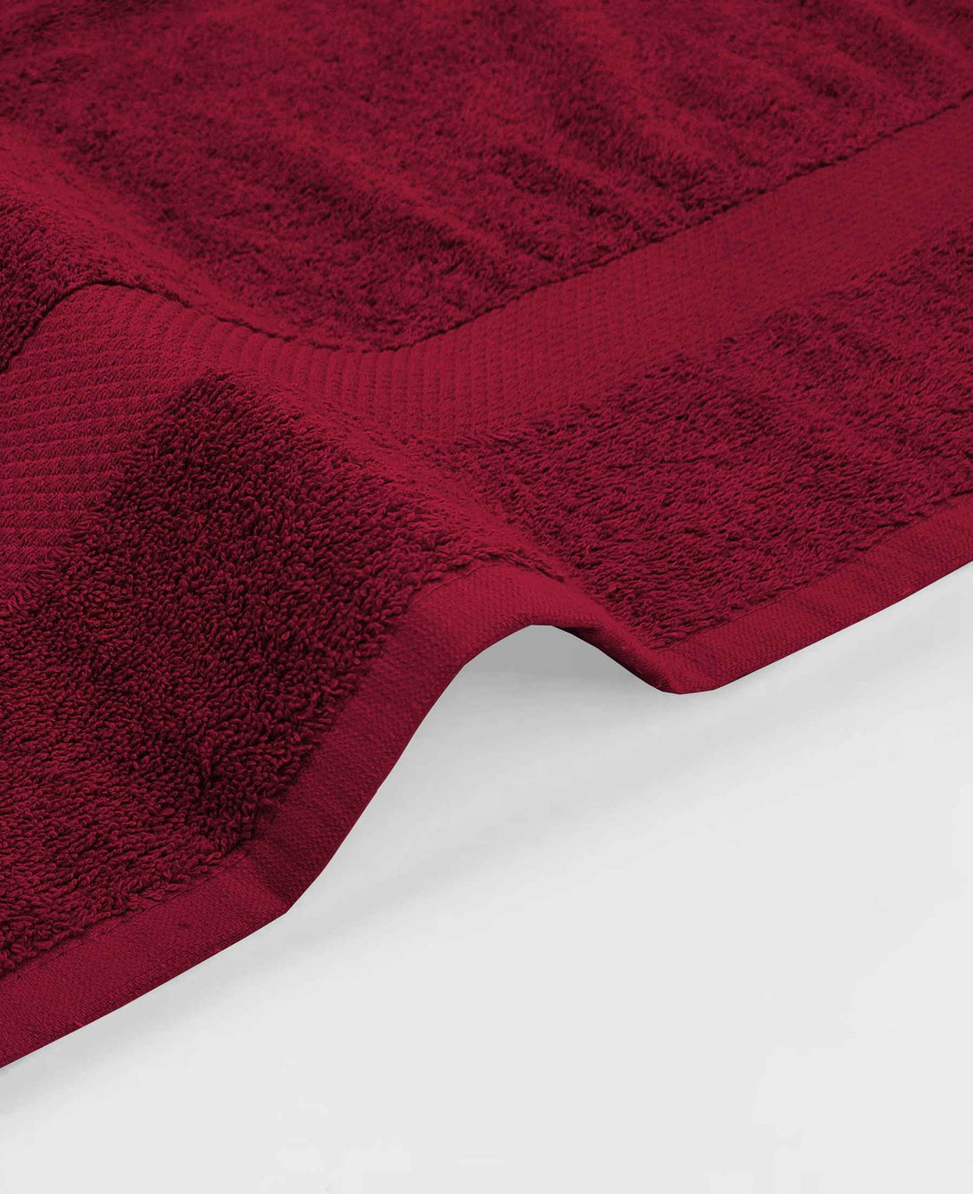 Burgundy - 100% COTTON TERRY TOWEL