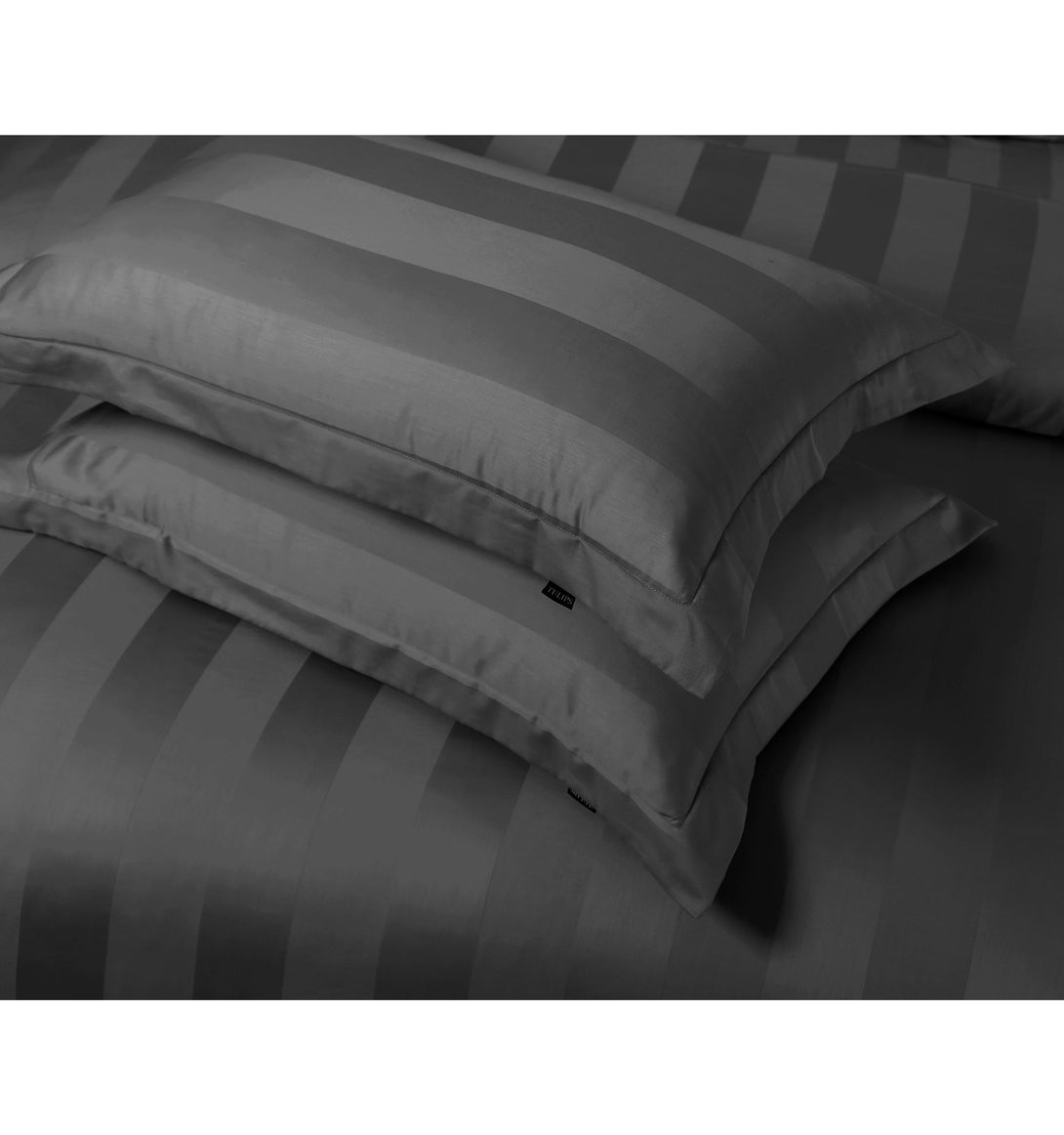 Graphite Satin Bed Set Online 