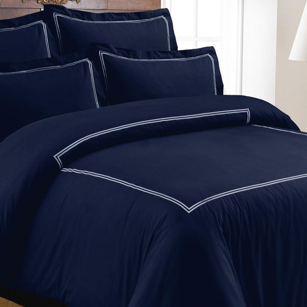 Midnight Blue - Baratta Stich Duvet Cover