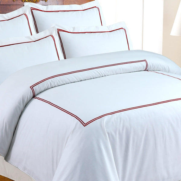 White - Baratta Stich Duvet Cover